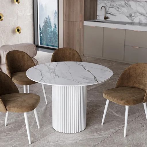 Керамический стол «Корсика круглая»